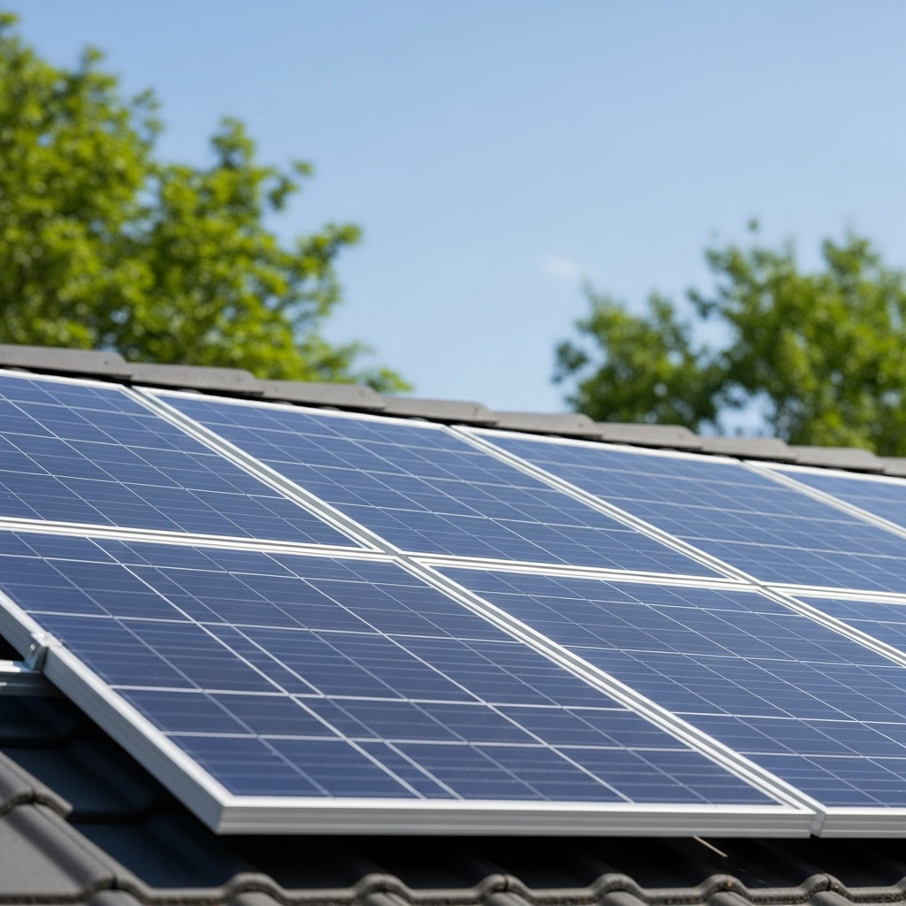 Panneau solaire monocristallin à Nantes